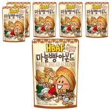 바프 마늘빵 아몬드, 120g, 6개