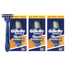 P&G 센서3 일회용 면도기, 3個