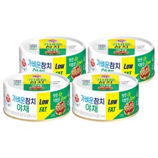 오뚜기 가벼운 참치 야채, 100g, 4개