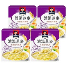 QUAKER 桂格 濃湯燕麥 洋蔥起司風味 5包入, 235g, 4盒