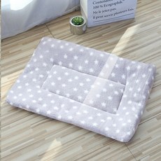 Rich Dogs 寵物狗窩床狗推車超細纖維靠墊 2p, 星灰色, 2個