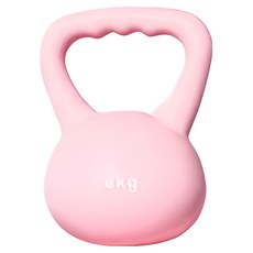 FOSO 8kg壺鈴 小啞鈴 健身重訓器材 居家運動必備 打造完美曲線, 粉色, 8kg, 1個