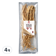 굳드림 국내산 씻어나온 제천 황기, 100g, 4개