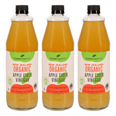 Ceres Organics 喜瑞絲 有機蘋果醋, 750ml, 3瓶