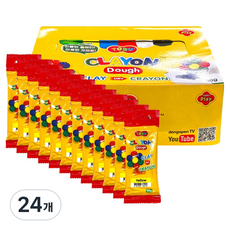 토루 클레이온도우, 노랑, 50g, 24개