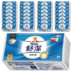 Kleenex 舒潔 特級淨韌抽取衛生紙, 100張, 64包