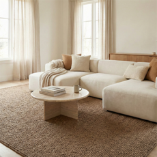 힐링스팟 사이잘 패턴 단모 러그