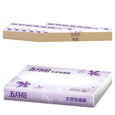 五月花 太空包面紙, 100張, 96包