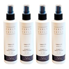 CURLYSHYLL 定型噴霧, 240ml, 4個