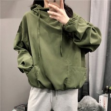 PEONIST Oversize防風風衣連帽T恤