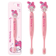 아텍스 산리오캐릭터즈 피규어 유아 칫솔 STEP2, 마이멜로디, 1개입, 3개