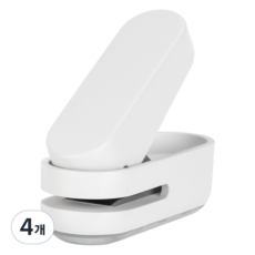 NUSIGN 紐賽 1孔打孔機 ENS088, 白色, 4個