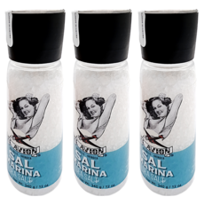 EL AVION 香料航家 天然地中海海鹽研磨罐, 340g, 3入