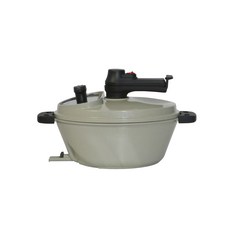 램프쿡 자동회전냄비 일립스 베이지, 372 x 258 x 218 mm, 1개