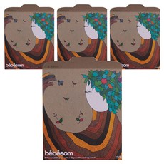 bebesom 棉質加厚多用途抹布, 25入, 4個