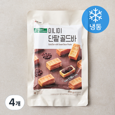 모노키친 미니미 단팥 골드바 (냉동), 280g, 1개입, 4개