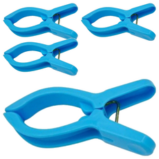 KEYWAY 聯府 快洗大毛巾衣夾 158 x 74 x 23mm 2個, 藍色, 2組