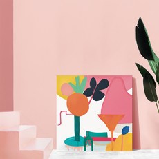 WE ART 傳遞愛與幸福的插畫 1 Design Lab Love Flora 帆布畫, 無框