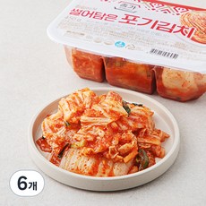 종가 썰어 담은 포기김치, 450g, 6개