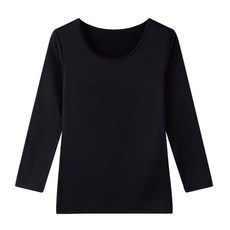 non-no 儂儂 女刷毛內衣, 親膚柔軟 彈性舒適 抗寒保暖 吸濕透氣 減少靜電, L~LL, 黑