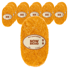 WoolClub NOWBRAND 菜瓜布紗線 80g, 12個, 109 黃色
