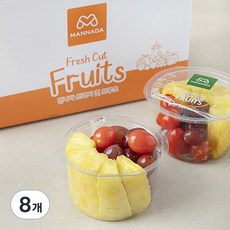 만나다 프레시 믹스 파인애플 포도 토마토, 250g, 4개입, 2개