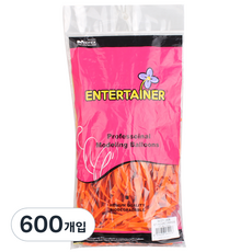 네오룬스 260N 요술풍선 100p, 스탠다드오렌지, 6개