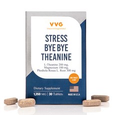 Vitamin Village 茶胺酸錠, 40.5克, 1盒