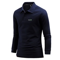 DAKUANG 男士長袖Melmon高爾夫刺繡Polo衫 E06JKA_JL4087