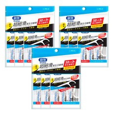 Shallop 刷樂 超細滑潔舌牙線棒衛生包, 3包, 3袋