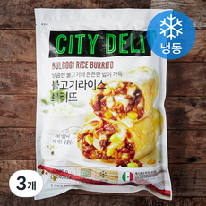 시티델리 불고기라이스 브리또 (냉동), 150g, 4개입, 3개