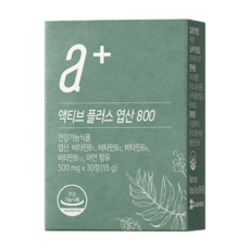 Nutrimore Active Plus 葉酸 800, 30錠, 1盒