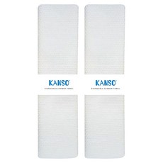KANSO 加厚一次性沐浴巾, 200個, 白色, 1入