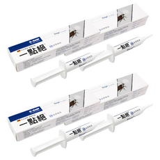 一點絕 2%凝膠餌劑, 專利誘食配方，一點就絕，徹底消滅蟑螂, 5g, 4條