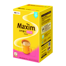 Maxim 麥心 摩卡減糖經典三合一咖啡, 11.8g, 160入, 1盒