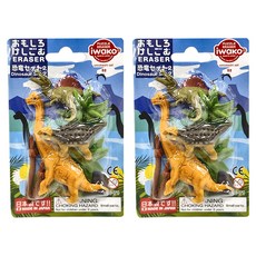 Iwako 造型橡皮擦, 恐龍2, 2組