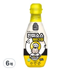 진패밀리 진미 계란 간장 소스, 300g, 6개