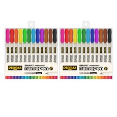 PENMAX 簽字筆, 黑色、藍色、紅色、綠色、紫色、橘色、黃綠色、天空藍色、粉紅色、黃色、深褐色、淺褐色, 24個