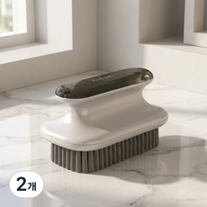 Malltoday Shoes Happy 運動鞋 鞋子 清潔刷, 灰色, 2個