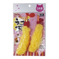 COMET 可美多 小炸蝦2入組, 貓玩具, 國產手工製, 1組