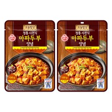 오뚜기 오늘밥상 정통 사천식 마파두부 양념, 2개, 130g