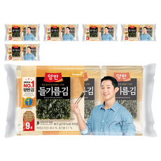 양반 들기름김, 40.5g, 6개