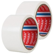 다다 고점도 강력 면 테이프 60mm x 20m, 흰색, 2개