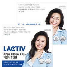 락티브 프로바이오틱스 패밀리 유산균 10.5g, 30정, 2개