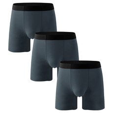 tsh 男士透氣基本款莫代爾四分四角褲3件組