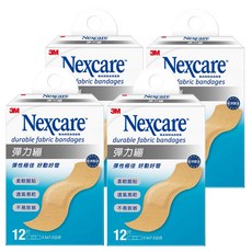 3M Nexcare 彈力繃 未滅菌 2.5 x 7.2cm 12片 4盒