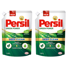 Persil 寶瀅 台灣公司貨 植純粹洗衣凝露補充包 6'S, 1.8L, 1入, 2個
