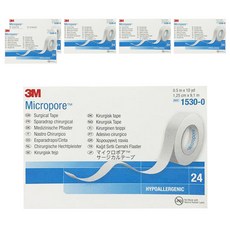 3M 紙膠無台 白色, 24捲, 6盒