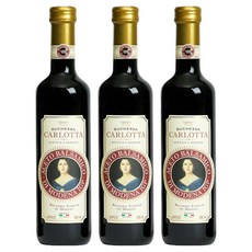 Giuseppe Giusti 蒙德納3年巴沙米克醋 陳年木桶釀製 味道濃順滑香 義大利皇室御用 酸濃開胃 料理飲用都適合, 500ml, 3瓶