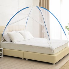 GUMDONGE 一鍵式蚊帳帳篷, 藍色